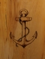 Preview: Holzurne mit Anker