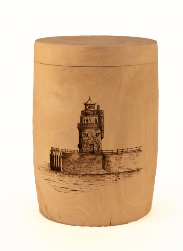 Holzurne Leuchtturm Bremen