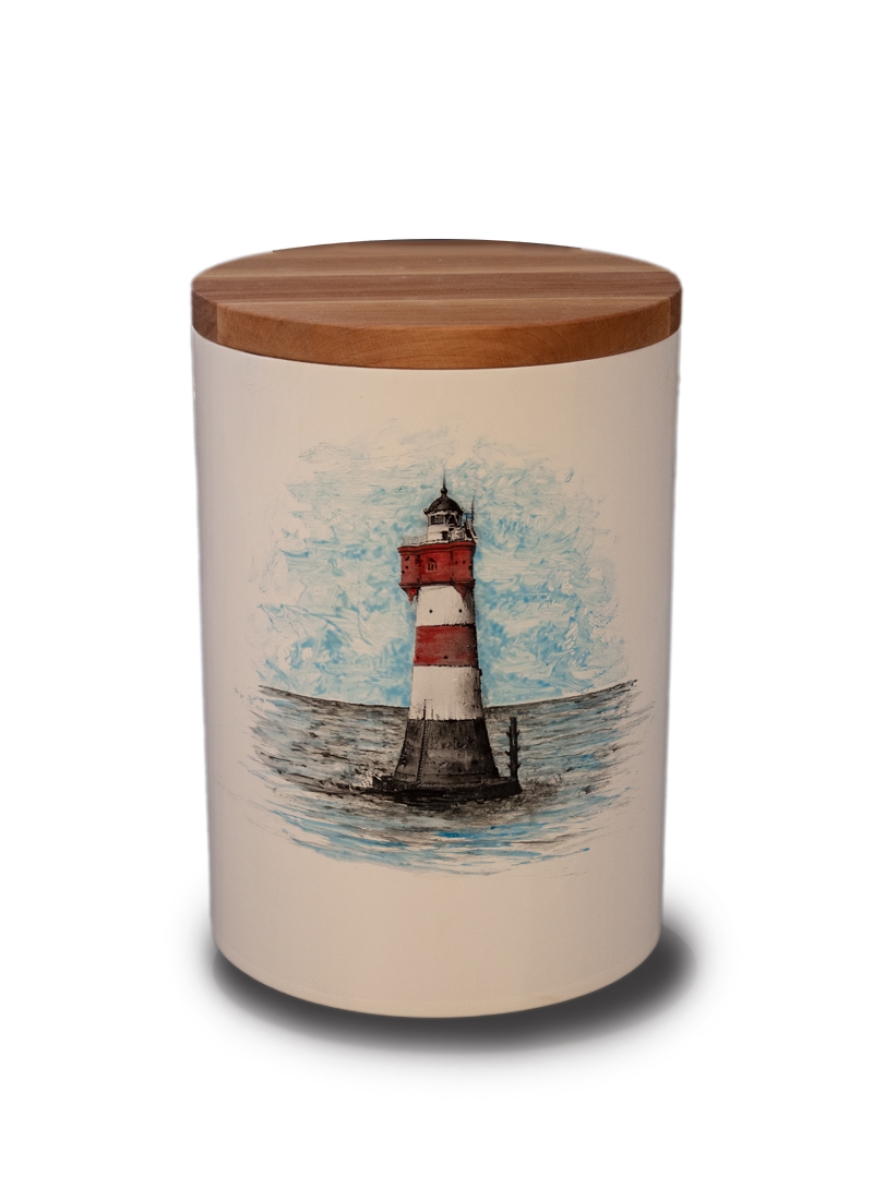 Künstlerurne, Leuchtturm Roter Sand