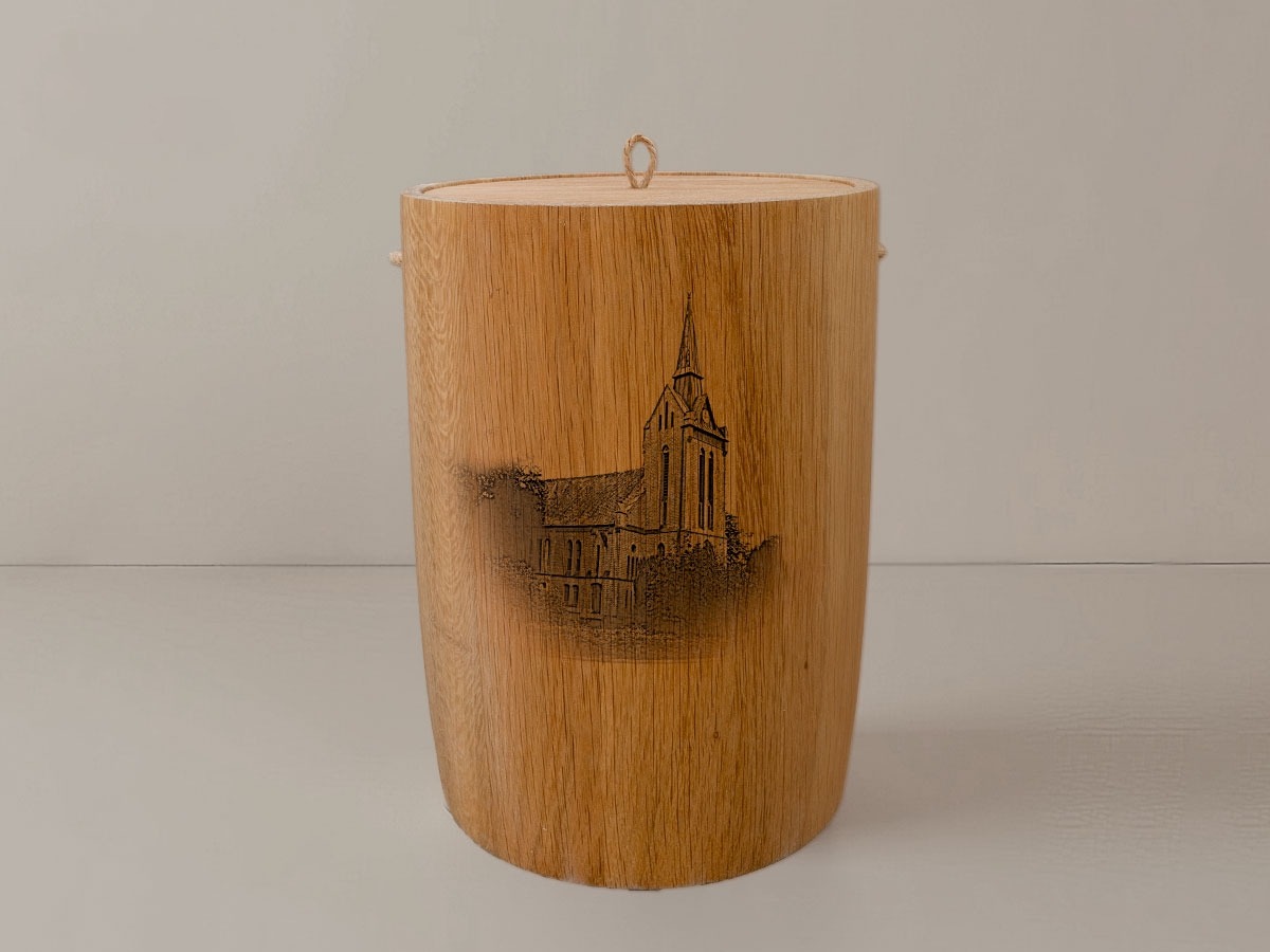 Hagen im bremischen Kirche – Urne aus Eiche