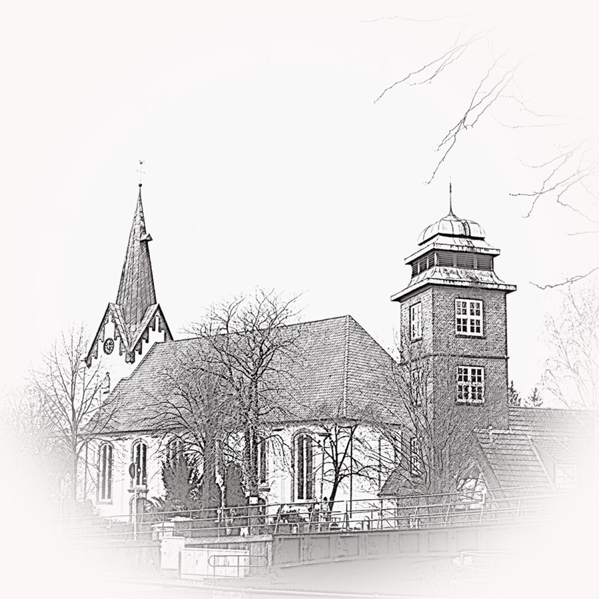 Osterholz-Scharmbeck am Markt – Motiv der Lasergravur