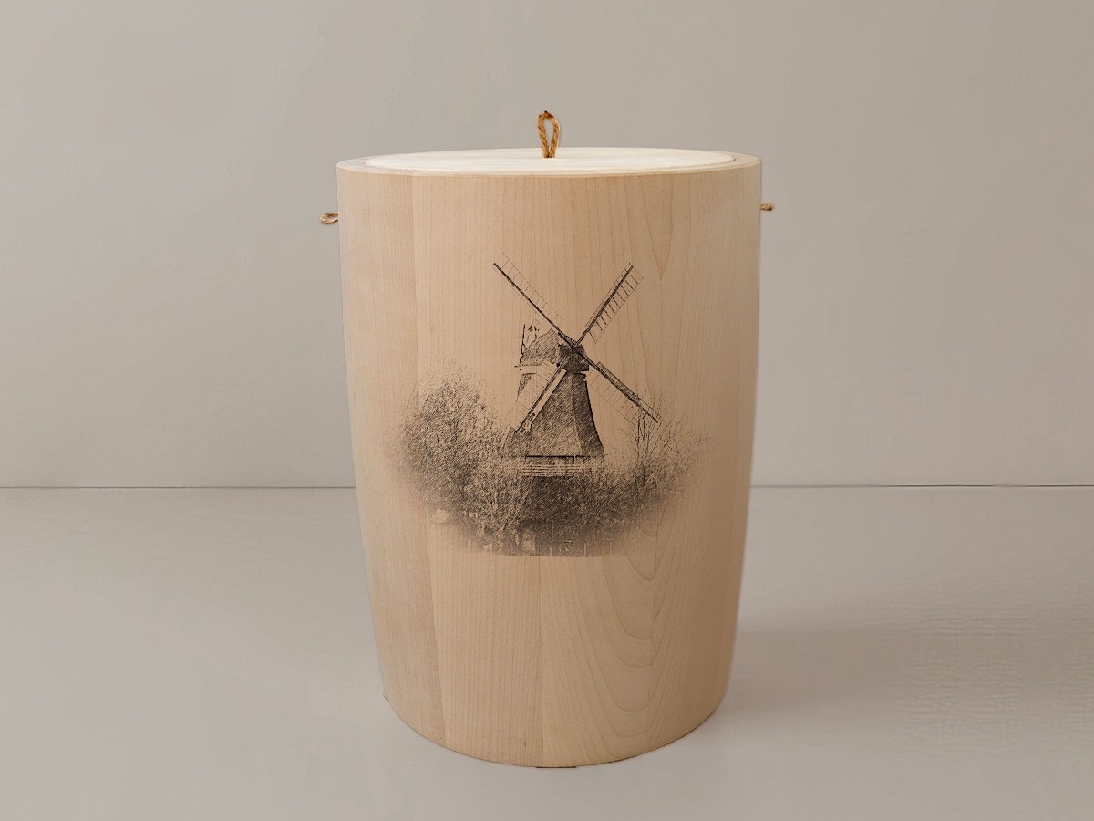 Aschwarden Mühle – Urne aus Ahorn