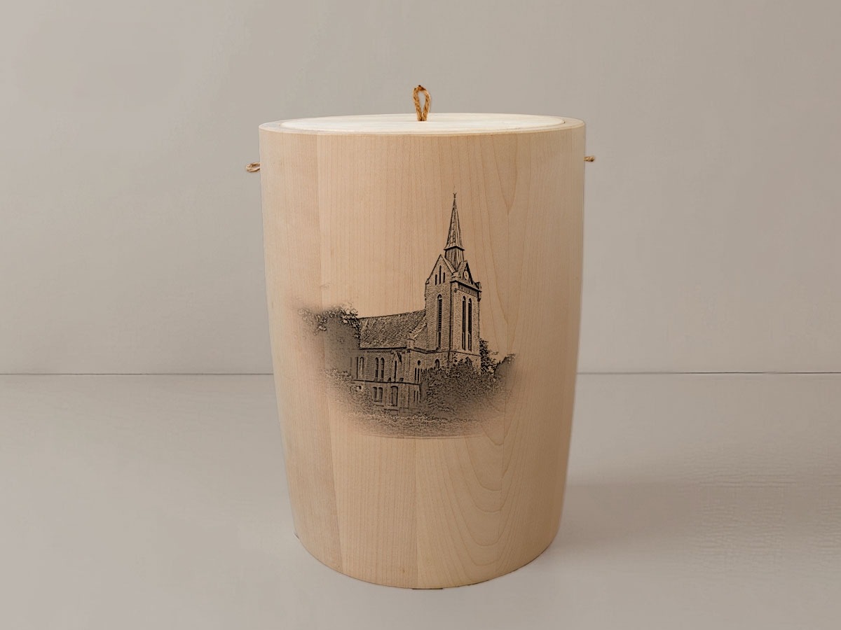 Hagen im bremischen Kirche – Urne aus Ahorn