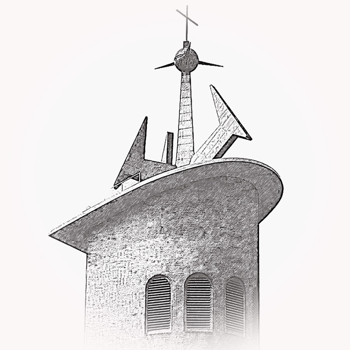 Brake St. Marien Kirche – Motiv der Lasergravur