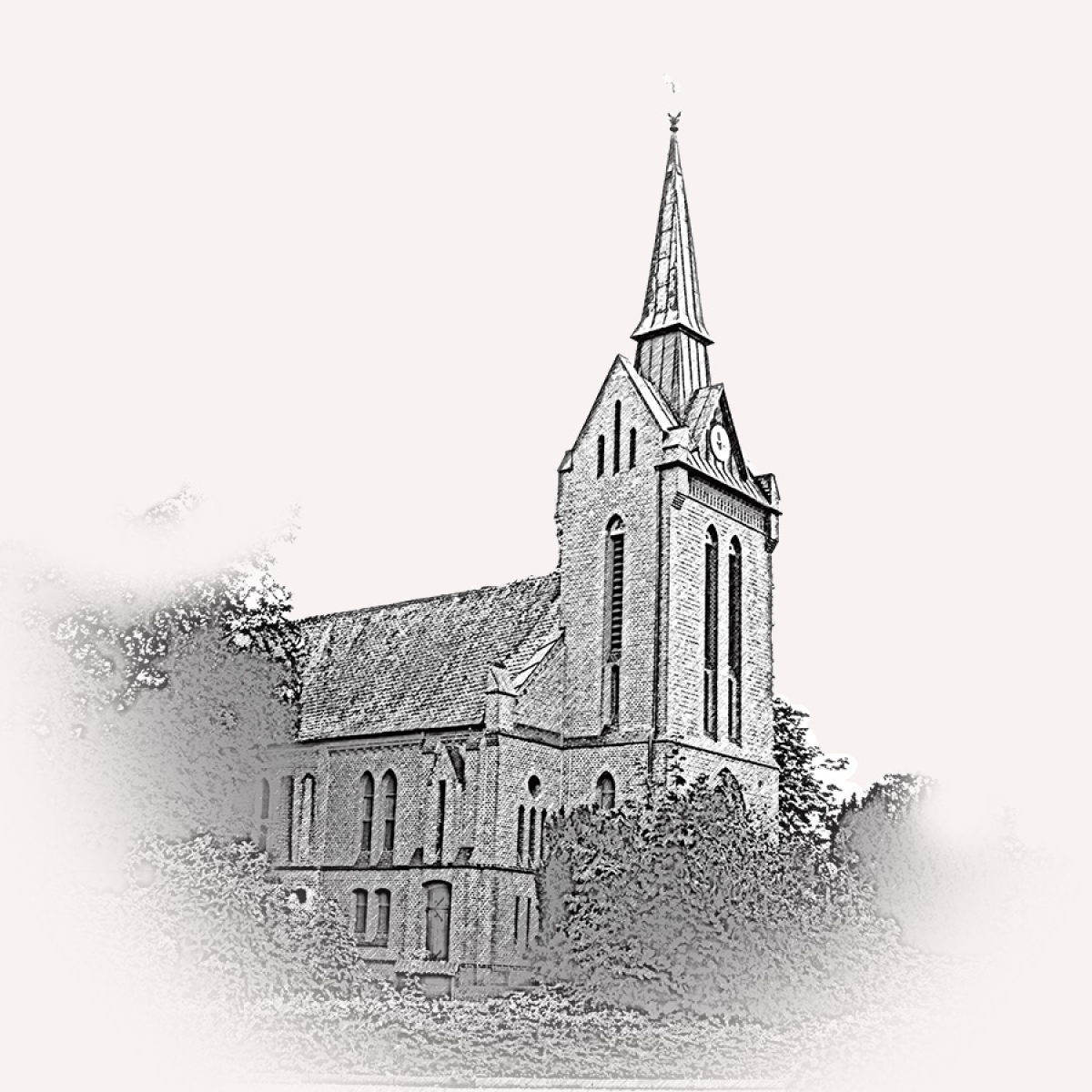 Hagen im bremischen Kirche – Motiv der Lasergravur