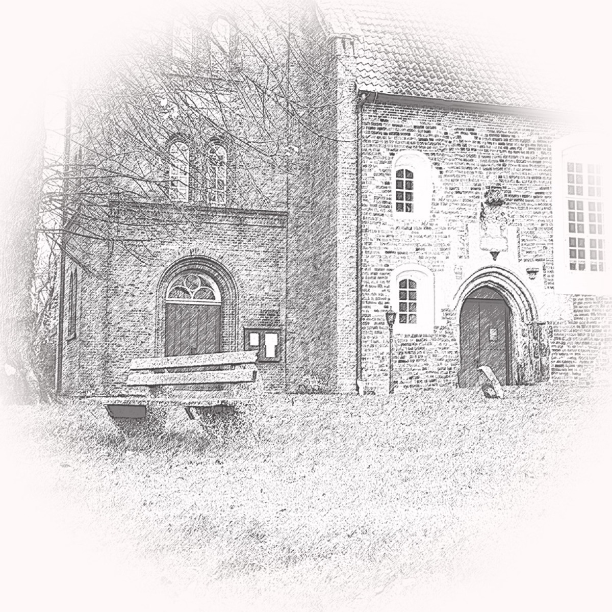 Dedesdorf Kirche – Motiv der Lasergravur