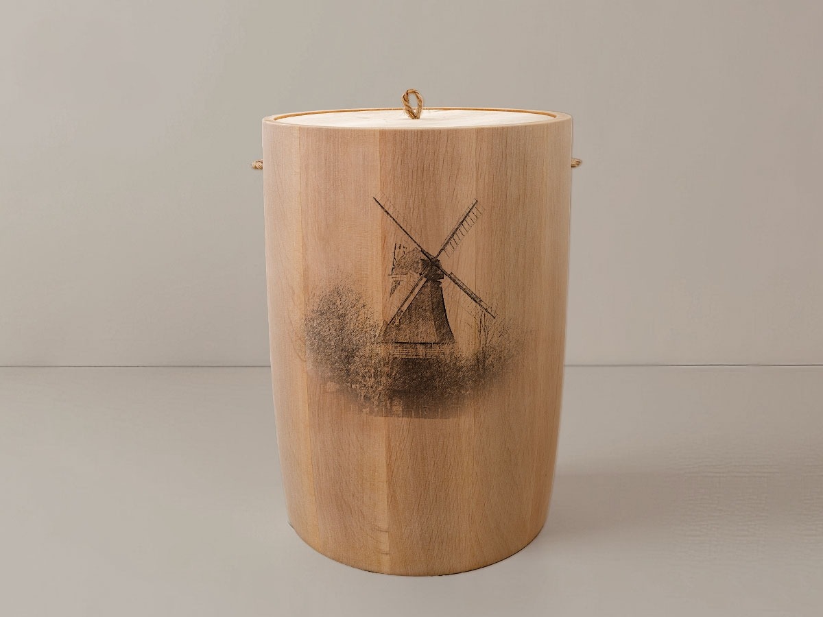 Aschwarden Mühle – Urne aus Erle