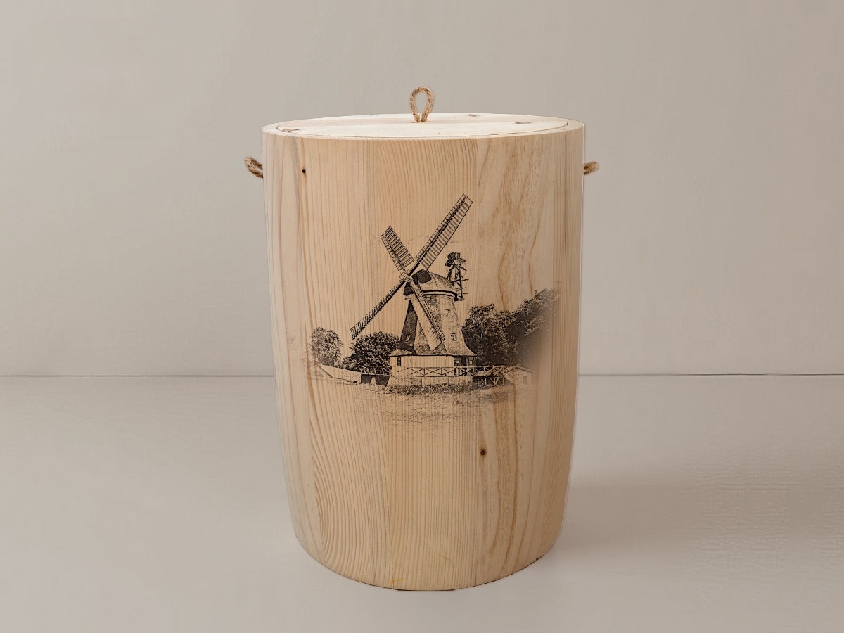 Worpswede Mühle – Urne aus Fichte