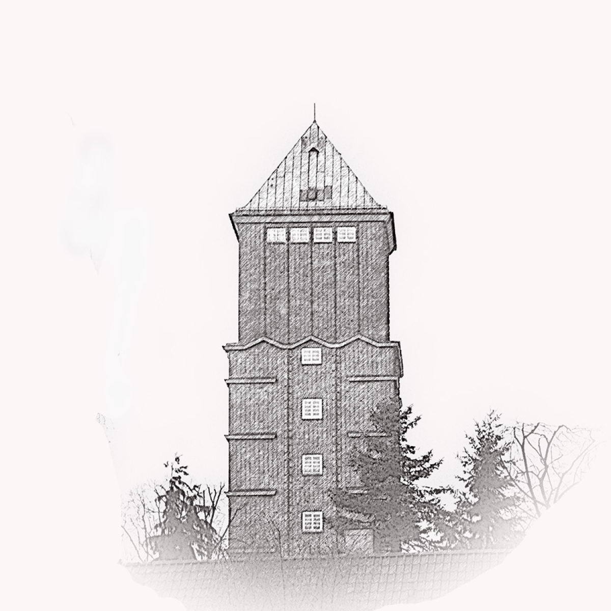 Bremen Blumenthal Wasserturm – Motiv der Lasergravur