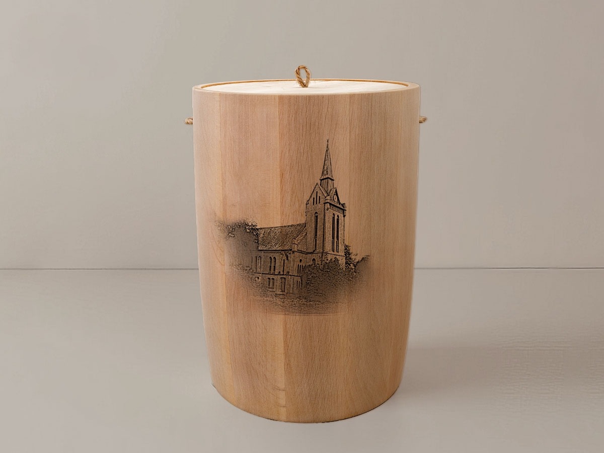 Hagen im bremischen Kirche – Urne aus Erle