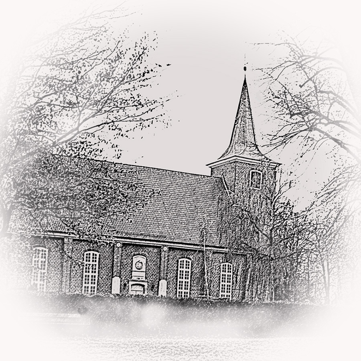 Brake Friedrichskirche – Motiv der Lasergravur