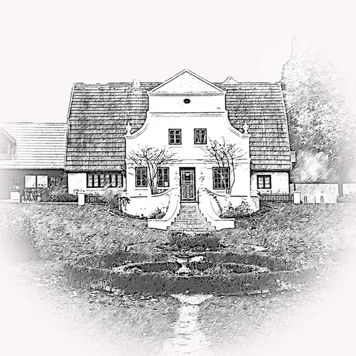 Worpswede Barkenhof – Motiv der Lasergravur