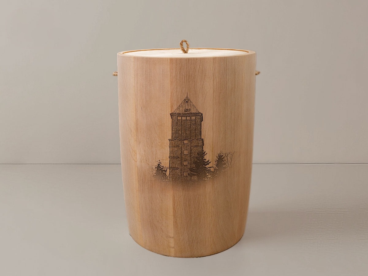 Bremen Blumenthal Wasserturm – Urne aus Erle
