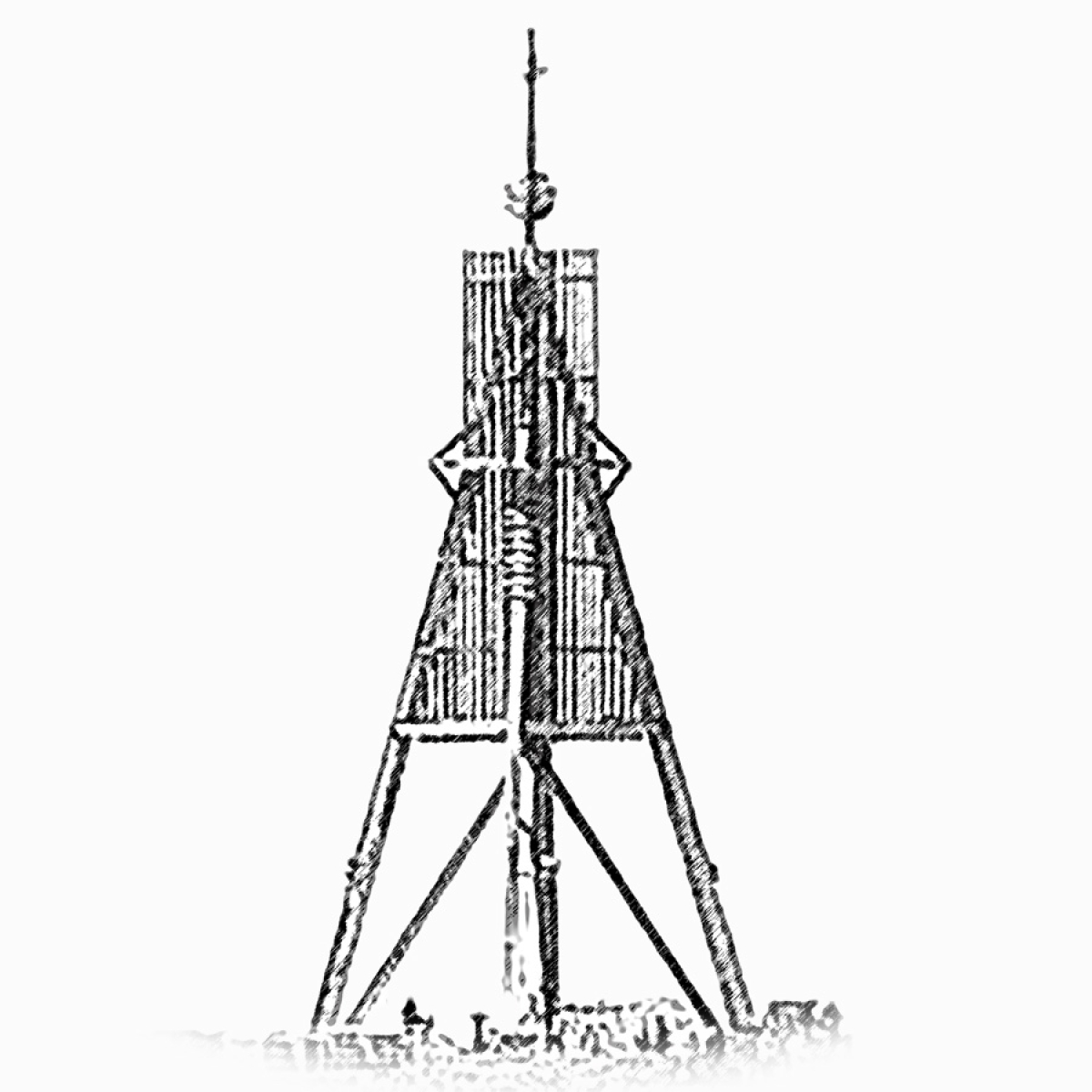 Cuxhaven Kugelbake – Motiv der Lasergravur