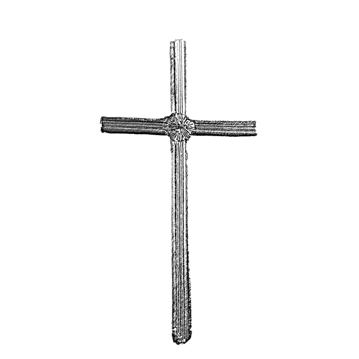 Kreuz – Motiv der Lasergravur